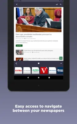 Paraguayan Newspapers android App screenshot 1